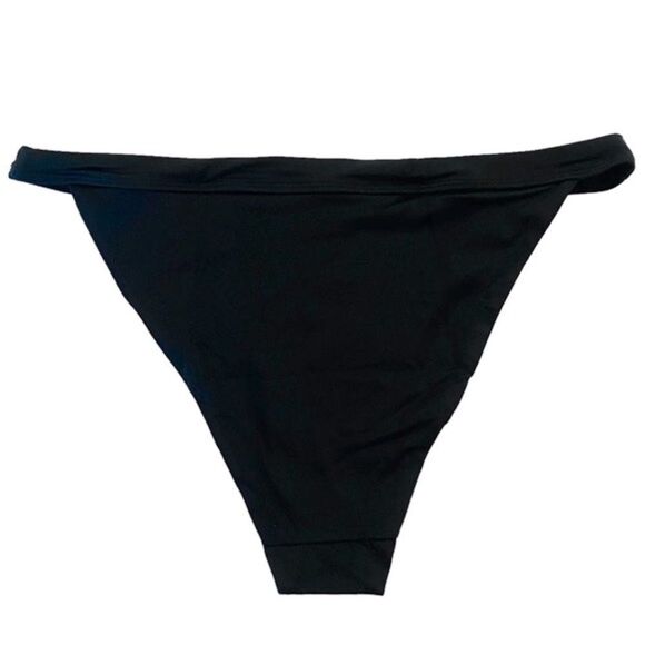 Andie Black Caicos Wide Band Cheeky Bikini Bottom Sz XL NWT - Picture 2 of 16